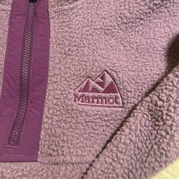 Marmot Women's Super Aros Fleece Hoodie, Large EUC - Picture 1 of 8